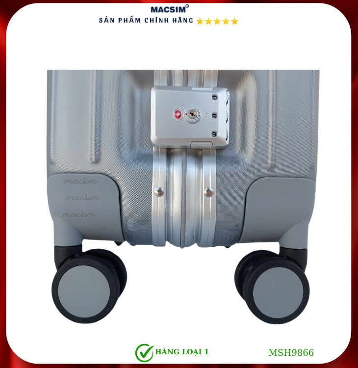 Vali cao cấp Macsim Hanke MSH9866 - Hàng loại 1