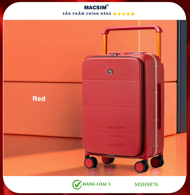 Vali cao cấp Macsim Hanke MSH9876 - Hàng loại 1