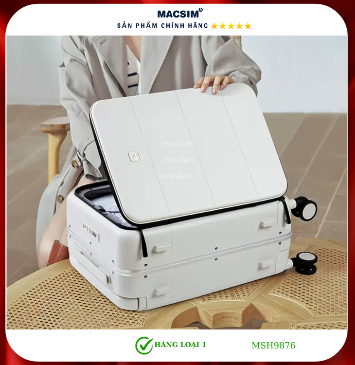Vali cao cấp Macsim Hanke MSH9876 - Hàng loại 1