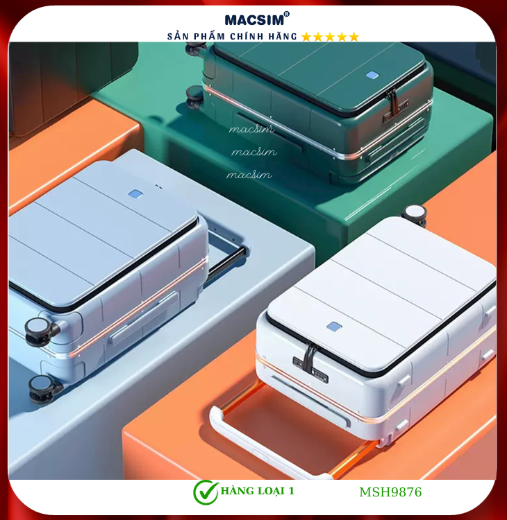 Vali cao cấp Macsim Hanke MSH9876 - Hàng loại 1