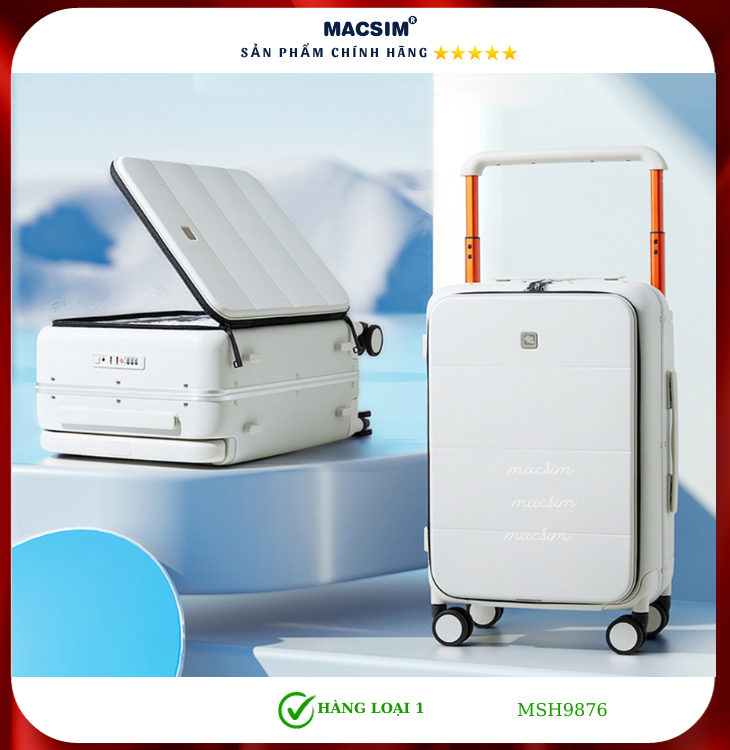 Vali cao cấp Macsim Hanke MSH9876 - Hàng loại 1