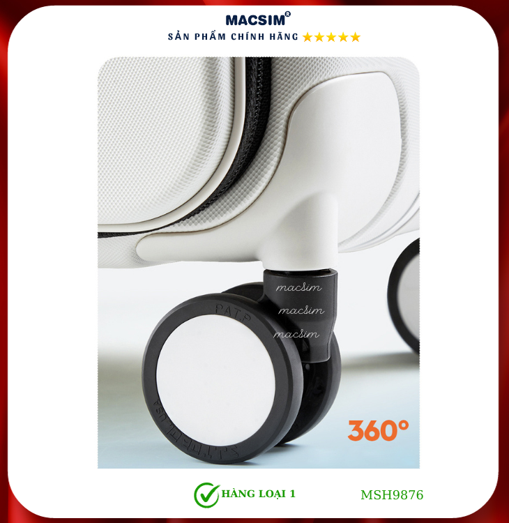 Vali cao cấp Macsim Hanke MSH9876 - Hàng loại 1