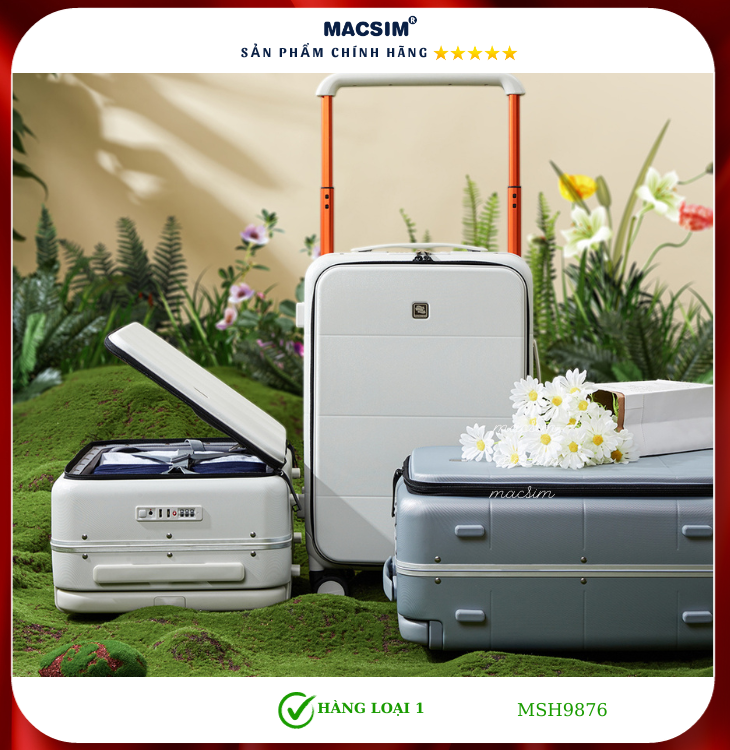 Vali cao cấp Macsim Hanke MSH9876 - Hàng loại 1