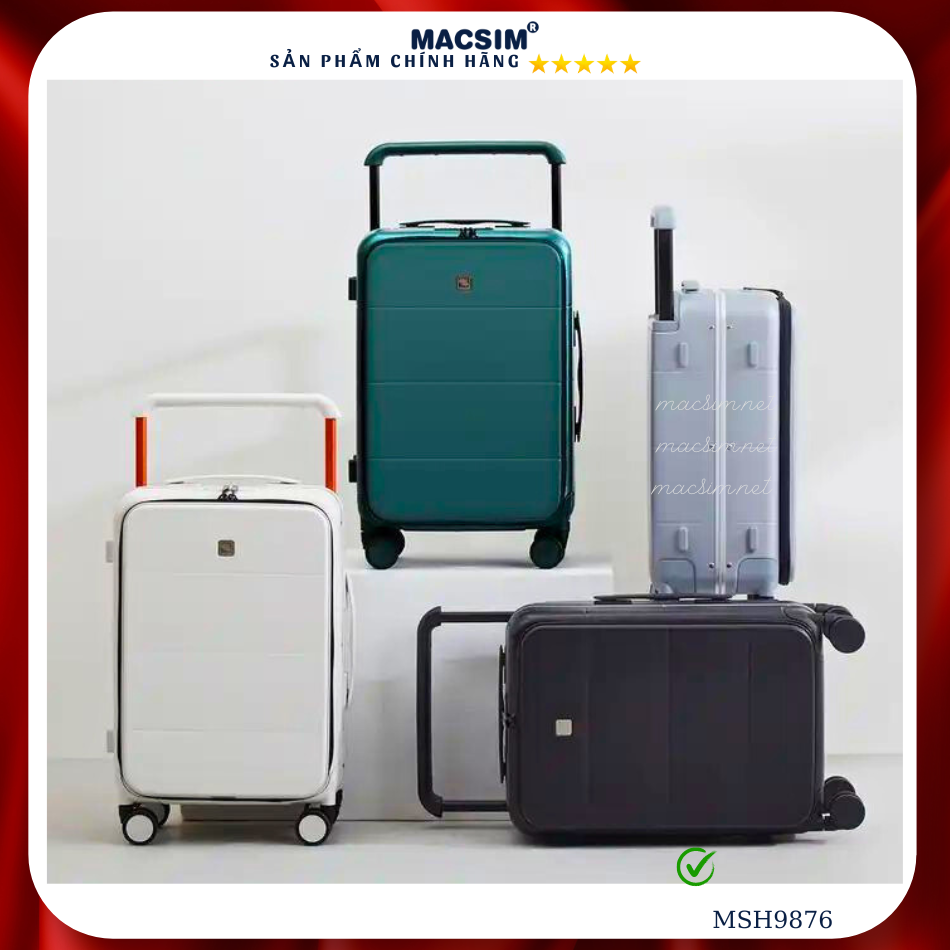 Vali cao cấp Macsim Hanke MSH9876 - Hàng loại 1
