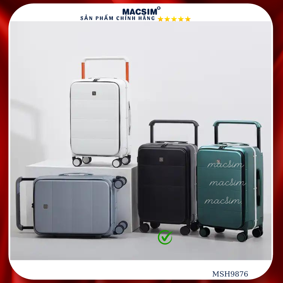 Vali cao cấp Macsim Hanke MSH9876 - Hàng loại 1