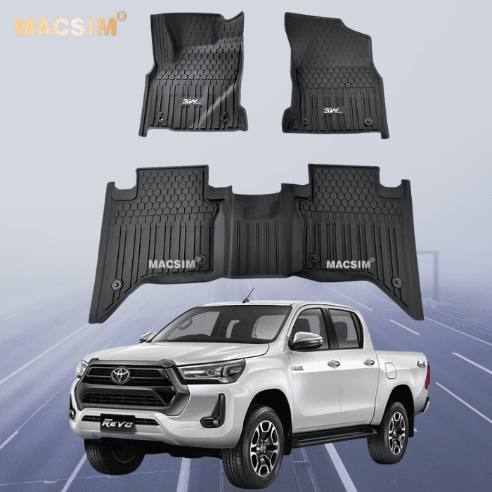 Thảm nhựa nguyên sinh ô tô Toyota Hilux 2026+ Macsim 3W