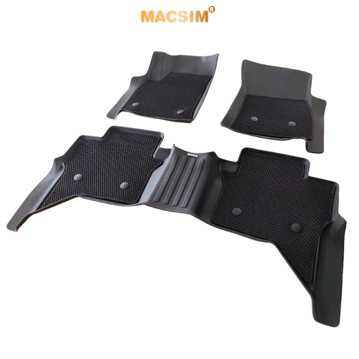 Thảm Lót Sàn Ô Tô Toyota Hilux 2026+ Macsim – 2 Lớp cao su, Chuẩn Phom, Sử dụng lâu dài(Mã 03)