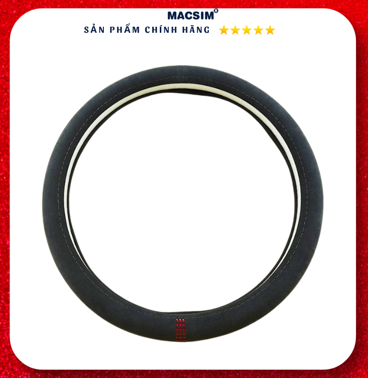Bọc vô lăng Da Lộn ALC83-2 nhãn hiệu Macsim