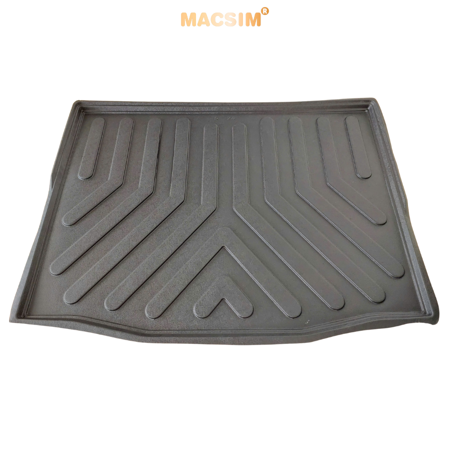 Thảm lót cốp Germany xe ô tô Honda HRV 2022+ Nhãn hiệu Macsim chất liệu nhựa TPE cao cấp màu đen