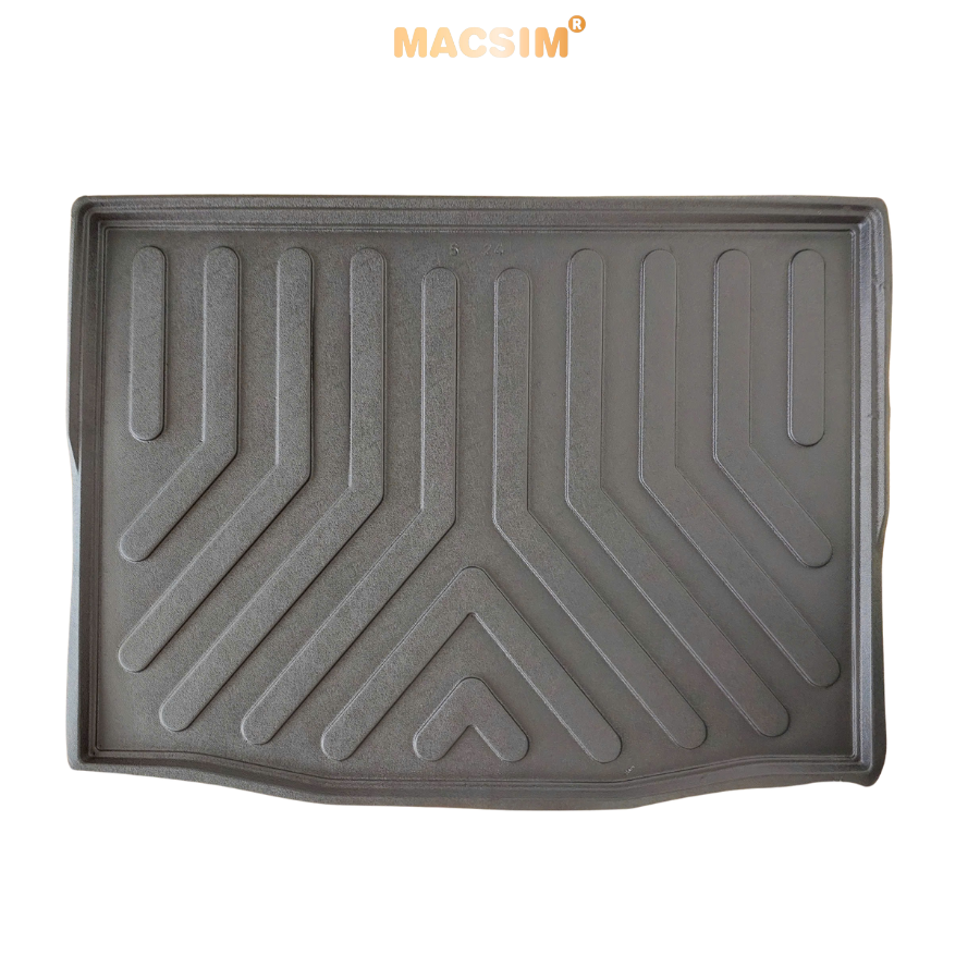 Thảm lót cốp Germany xe ô tô Honda HRV 2022+ Nhãn hiệu Macsim chất liệu nhựa TPE cao cấp màu đen