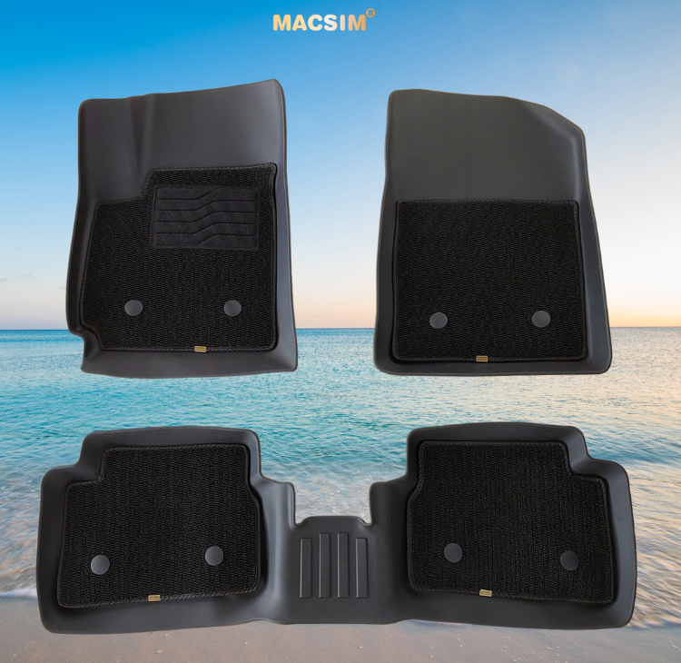 Thảm lót sàn 2 lớp sd3 Hyundai i10 2014-2020 Nhãn hiệu Macsim - Giảm giá nhưng chất lượng không giảm