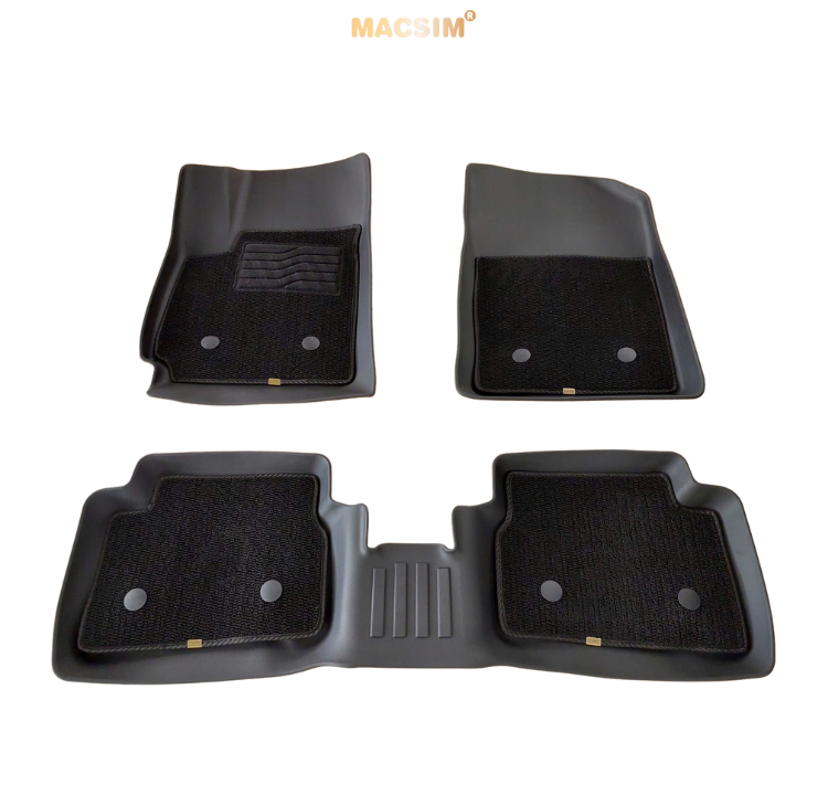 Thảm lót sàn 2 lớp sd3 Hyundai i10 2014-2020 Nhãn hiệu Macsim - Giảm giá nhưng chất lượng không giảm