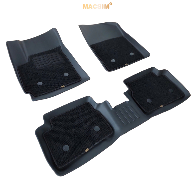 Thảm lót sàn 2 lớp sd3 Hyundai i10 2014-2020 Nhãn hiệu Macsim - Giảm giá nhưng chất lượng không giảm