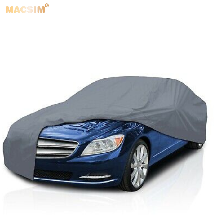 Bạt phủ ô tô chất liệu vải không dệt cao cấp thương hiệu MACSIM dành cho hãng xe Volvo màu ghi - bạt phủ trong nhà và ngoài trời
