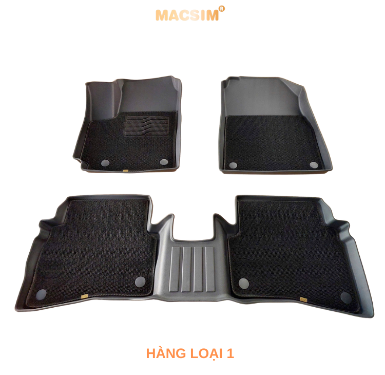 Thảm lót sàn ô tô 2 lớp cao cấp dành cho xe Kia Sonet (sd3) nhãn hiệu Macsim -  ( Giảm giá nhưng chất lượng không giảm)