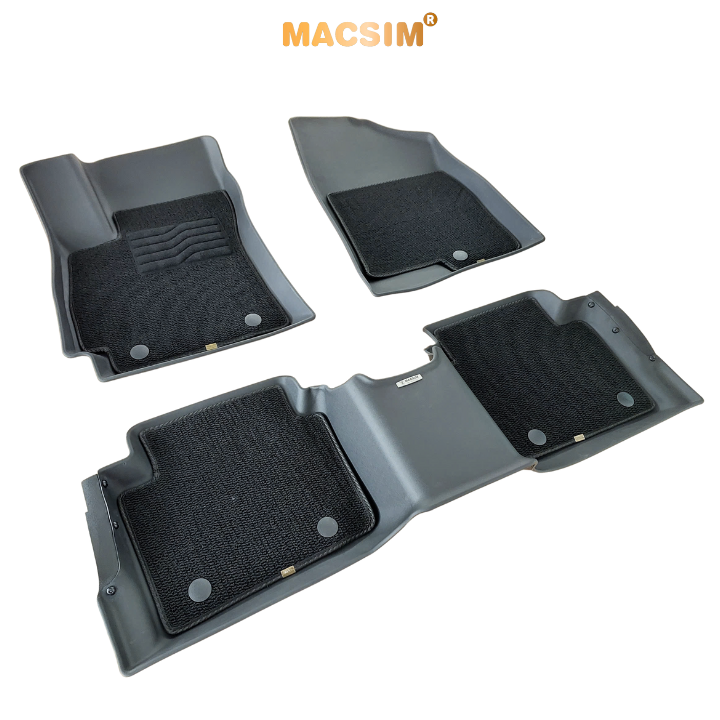 Thảm lót sàn 2 lớp sd3 Hyundai Kona 2018+ Nhãn hiệu Macsim ( Giảm giá nhưng chất lượng không giảm) 