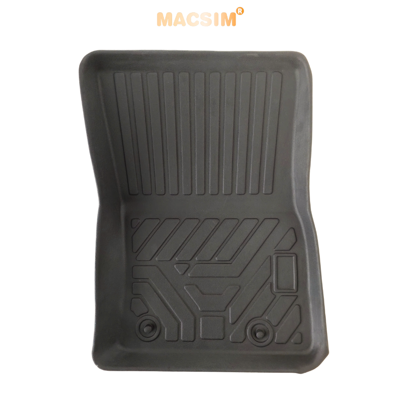 Thảm 1  lót sàn ô tô xe Toyota Land cruiser LC300 2022+ (sd) nhãn hiệu Macsim - chất liệu tpe cao cấp màu đen