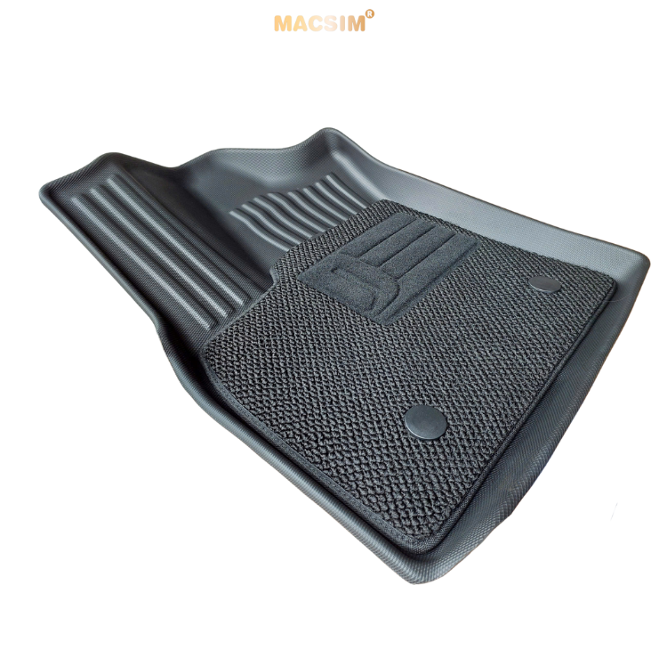 Thảm lót sàn qd ô tô 2 lớp cao cấp dành cho xe Toyota Land cruiser LC300  2022+   nhãn hiệu Macsim  chất liệu TPV