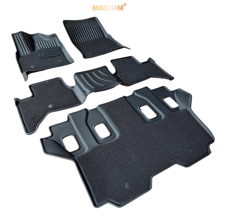 Thảm lót sàn qd ô tô 2 lớp cao cấp dành cho xe Toyota Land cruiser LC300  2022+   nhãn hiệu Macsim  chất liệu TPV