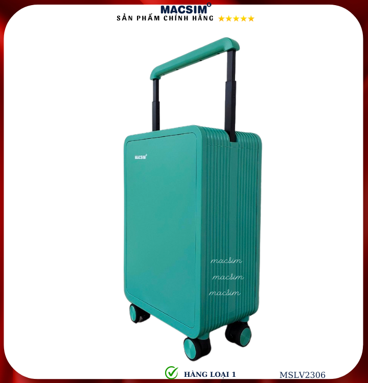 Vali cao cấp Macsim SMLV2306 cỡ 20 inch màu xanh (green)- Hàng loại 1