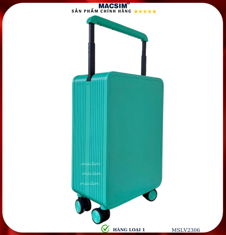 Vali cao cấp Macsim SMLV2306 cỡ 20 inch màu xanh (green)- Hàng loại 1