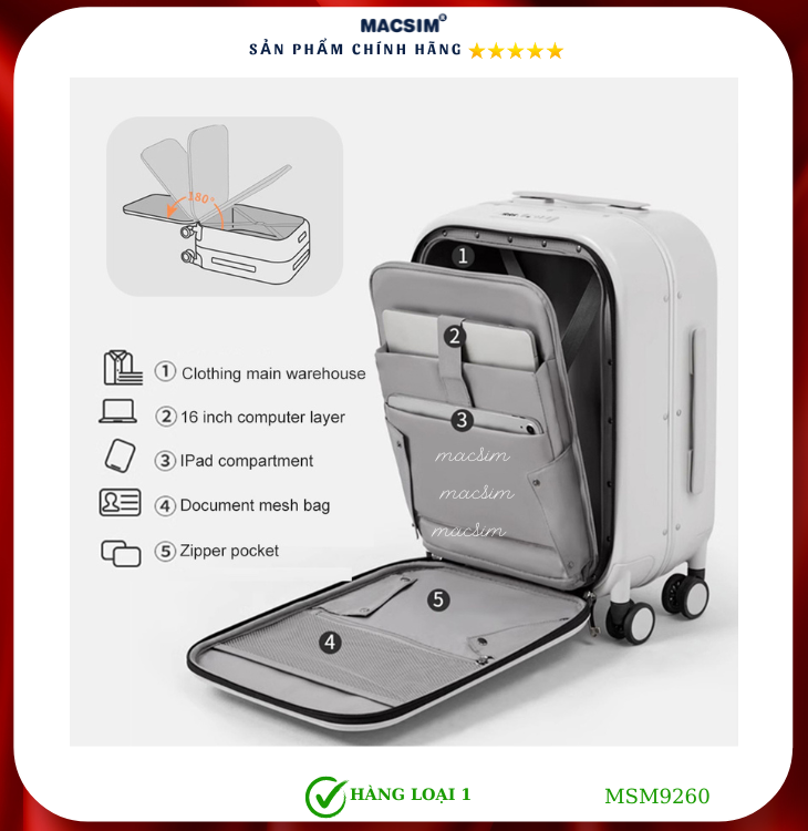 Vali cao cấp Macsim MiXi MSM9260