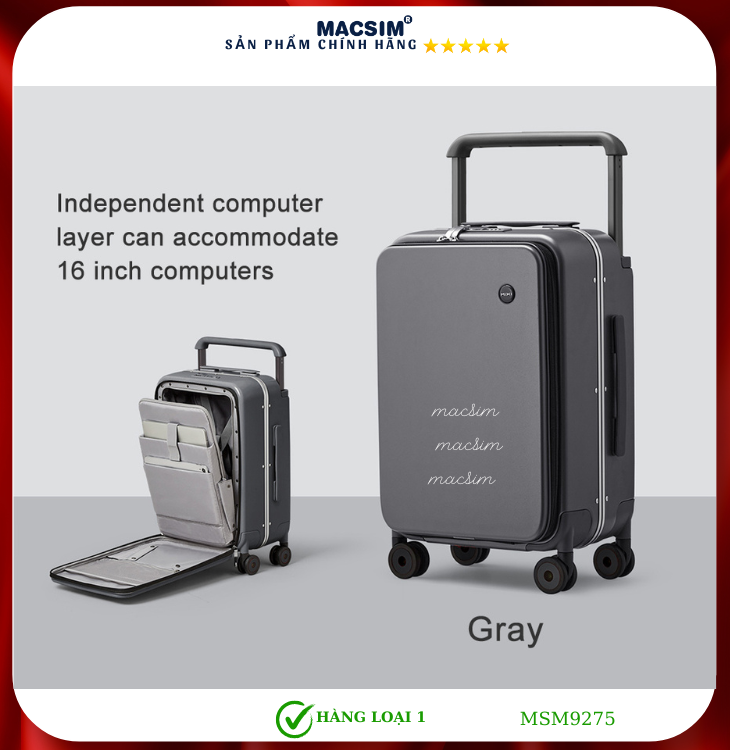 Vali cao cấp Macsim MiXi MSM9275 - Hàng loại 1