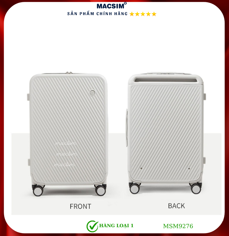 Vali cao cấp Macsim MiXi MSM9276 - Hàng loại 1