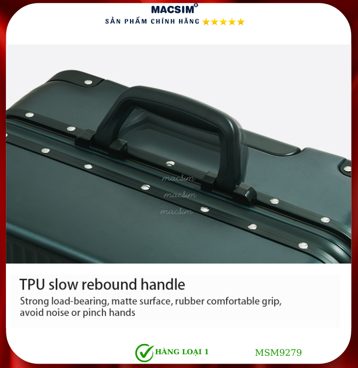 Vali cao cấp Macsim MiXi MSM9279 - Hàng loại 1