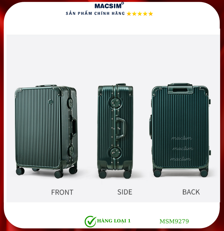 Vali cao cấp Macsim MiXi MSM9279 - Hàng loại 1