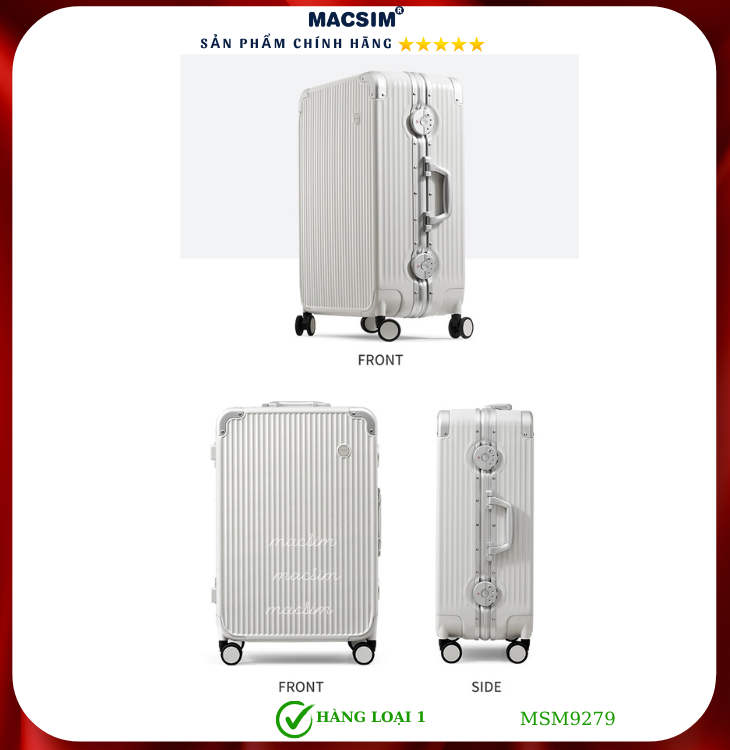 Vali cao cấp Macsim MiXi MSM9279 - Hàng loại 1