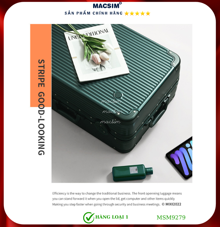 Vali cao cấp Macsim MiXi MSM9279 - Hàng loại 1