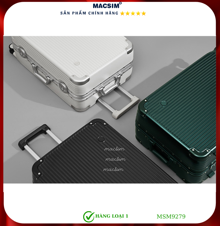 Vali cao cấp Macsim MiXi MSM9279 - Hàng loại 1