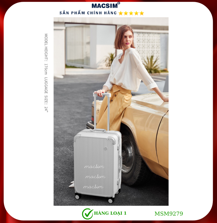Vali cao cấp Macsim MiXi MSM9279 - Hàng loại 1