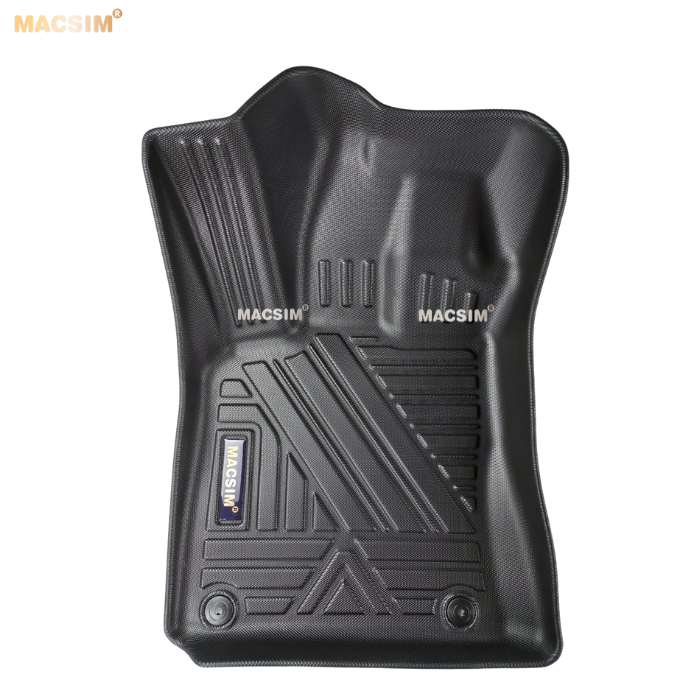 Thảm lót sàn xe ô tô (TC) Porsche Macan 2014-2021 Nhãn hiệu Macsim chất liệu nhựa TPE cao cấp