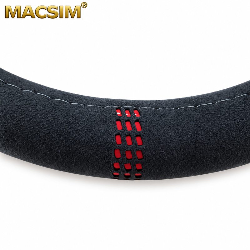 Bọc vô lăng Da Lộn  ALC84 nhãn hiệu Macsim