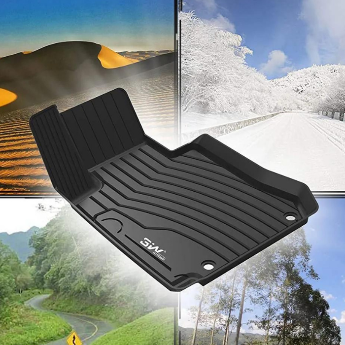 Thảm lót sàn xe ô tô Mercedes A Nhãn hiệu Macsim 3W chất liệu nhựa TPE đúc khuôn cao cấp - màu đen