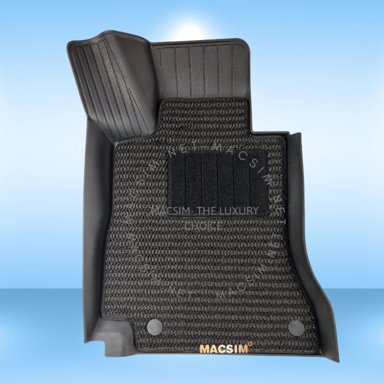 Thảm lót sàn ô tô 2 lớp cao cấp dành cho xe Mercedes Benz E 2016+ nhãn hiệu Macsim 3w