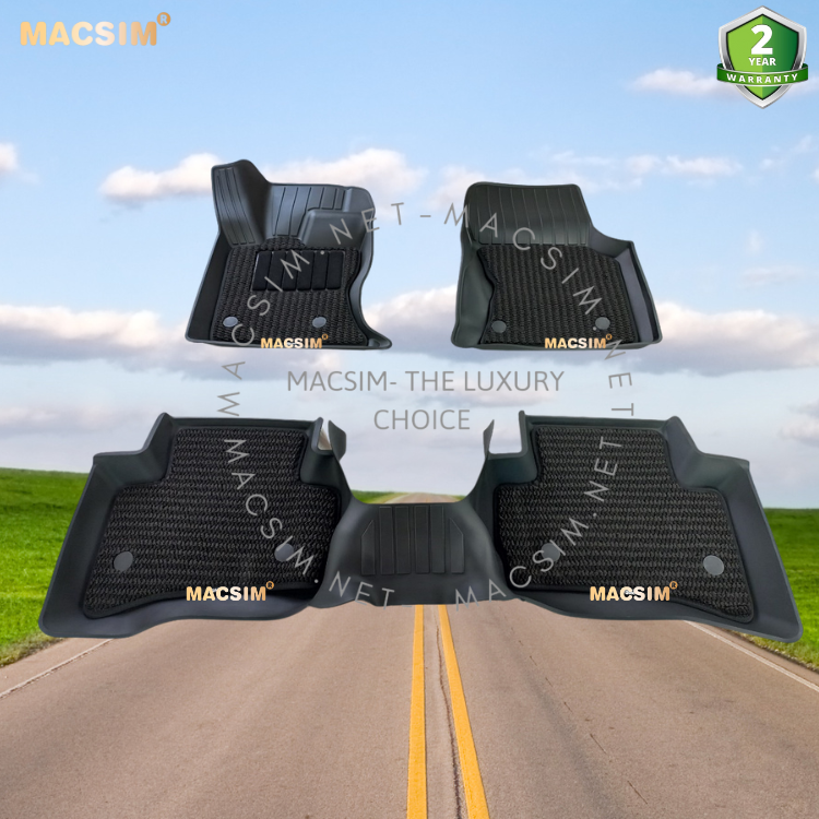 Thảm lót sàn ô tô 2 lớp cao cấp dành cho xe Mercedes Benz G nhãn hiệu Macsim 3w
