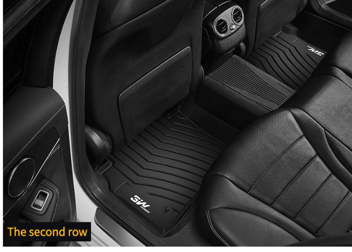 Thảm lót sàn xe ô tô  Mercedes EQB - Nhãn hiệu Macsim 3W chất liệu nhựa TPE đúc khuôn cao cấp - màu đen