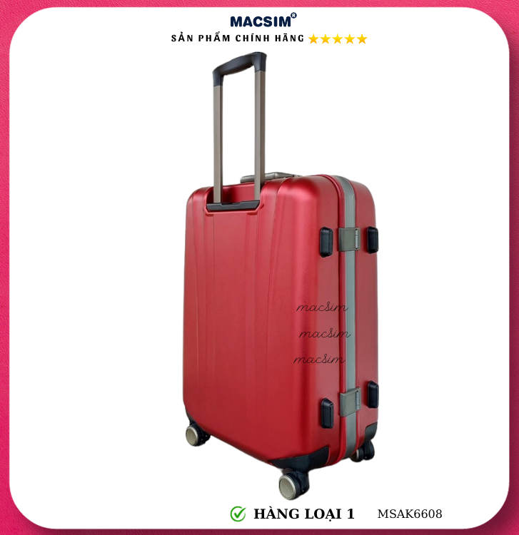 Vali cao cấp Macsim Aksen hàng loại 1 MSAK6608 cỡ 20inch 24inch cỡ 28 inch