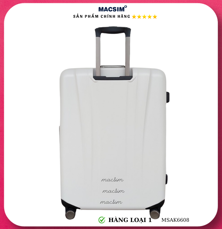 Vali cao cấp Macsim Aksen hàng loại 1 MSAK6608 cỡ 20inch 24inch cỡ 28 inch