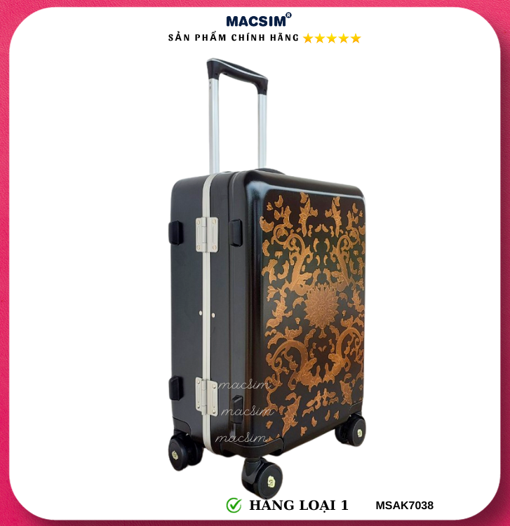 Vali cao cấp Macsim Aksen hàng loại 1 MSAK7038H cỡ 20 inch