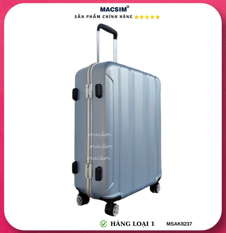 Vali cao cấp Macsim Aksen hàng loại 1 MSAK8237 cỡ 20inch cỡ 24inch cỡ 28 inch
