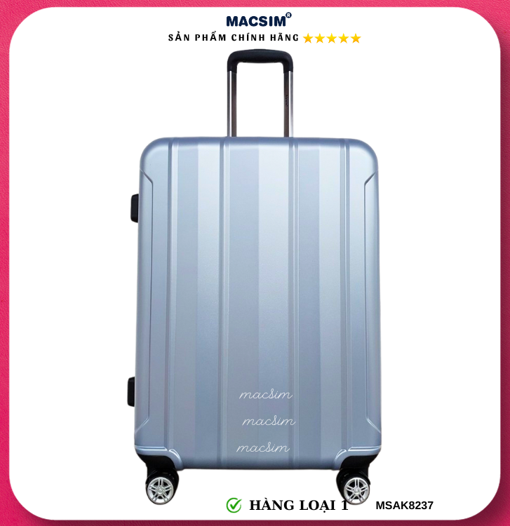 Vali cao cấp Macsim Aksen hàng loại 1 MSAK8237 cỡ 20inch cỡ 24inch cỡ 28 inch