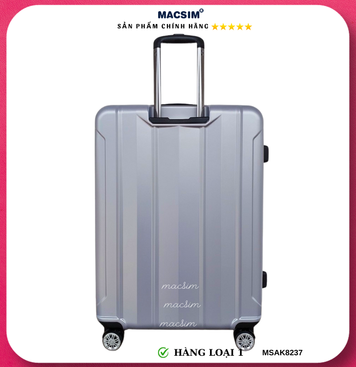 Vali cao cấp Macsim Aksen hàng loại 1 MSAK8237 cỡ 20inch cỡ 24inch cỡ 28 inch