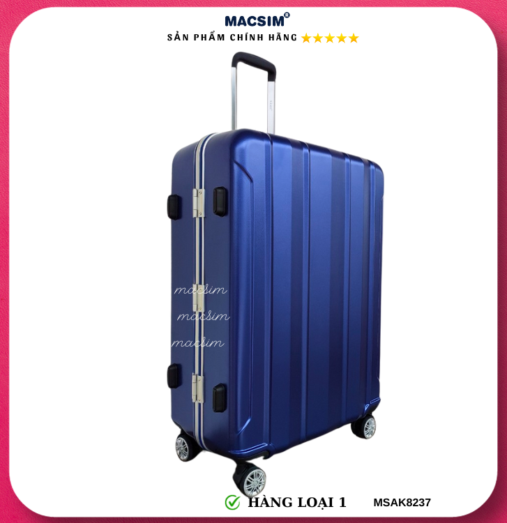 Vali cao cấp Macsim Aksen hàng loại 1 MSAK8237 cỡ 20inch cỡ 24inch cỡ 28 inch