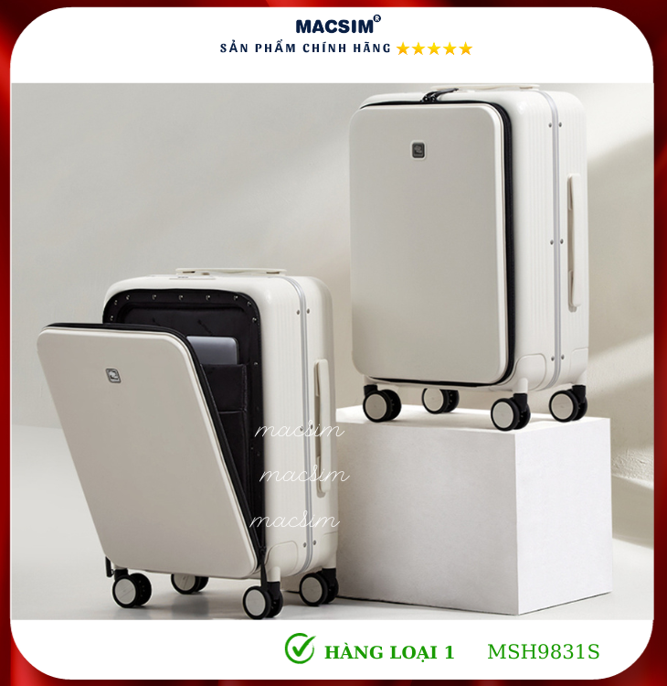 Vali cao cấp Macsim Hanke MSH9831S - Hàng loại 1