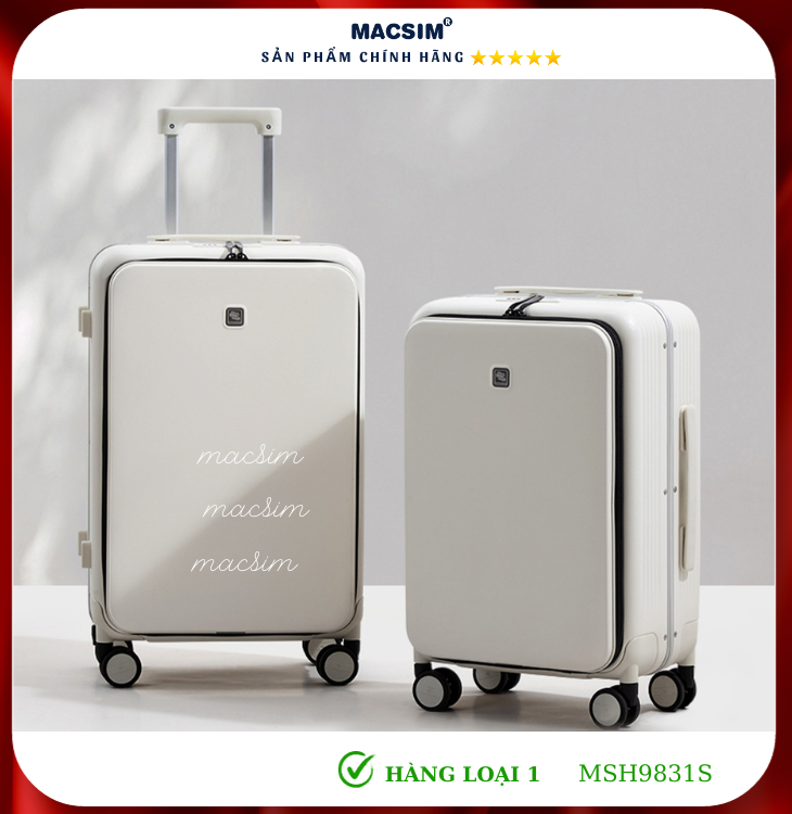 Vali cao cấp Macsim Hanke MSH9831S - Hàng loại 1