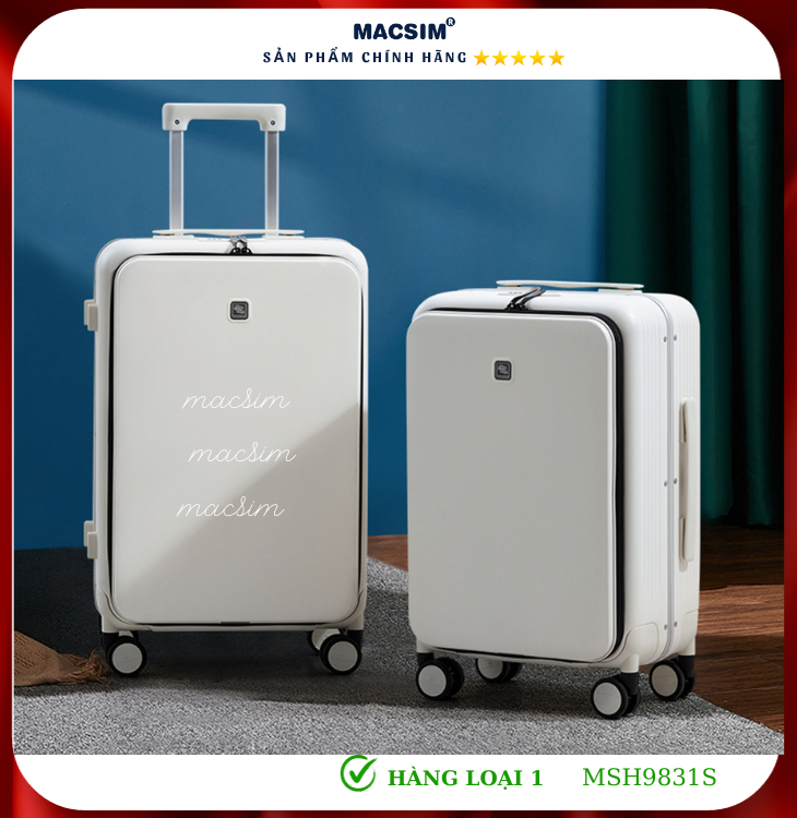 Vali cao cấp Macsim Hanke MSH9831S - Hàng loại 1